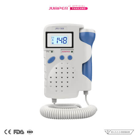 เครื่องฟังเสียงหัวใจทารกในครรภ์ JUMPER รุ่น 100B มาตรฐานเยอรมัน รับประกัน 2 ปี_0